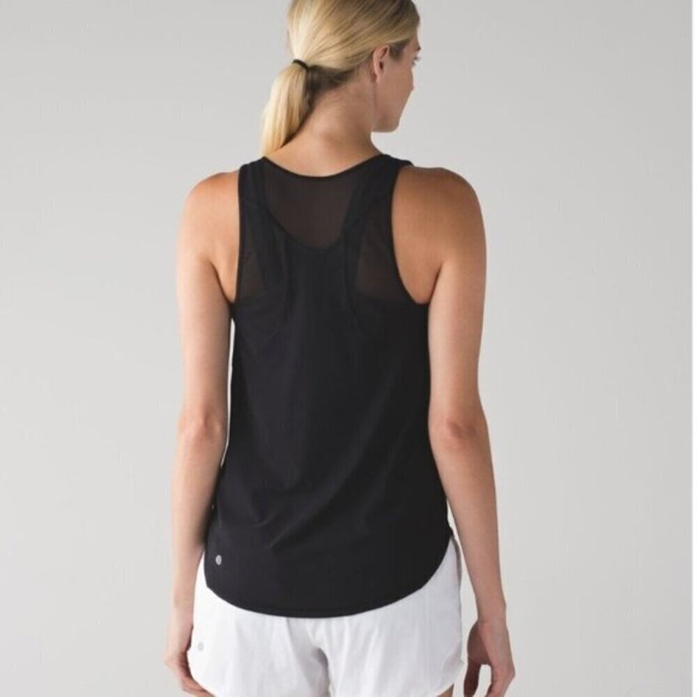 Lululemon Sculpt Tank‎ II Black size 4 W1NAWS